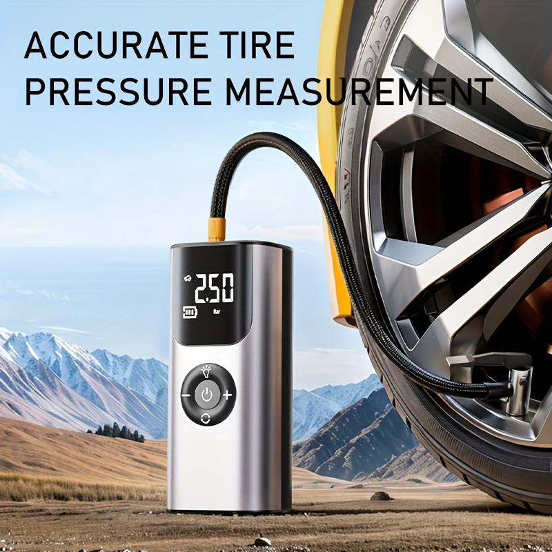 Air Compressor Portable - Compressore d'aria portatile per auto, gonfiatore