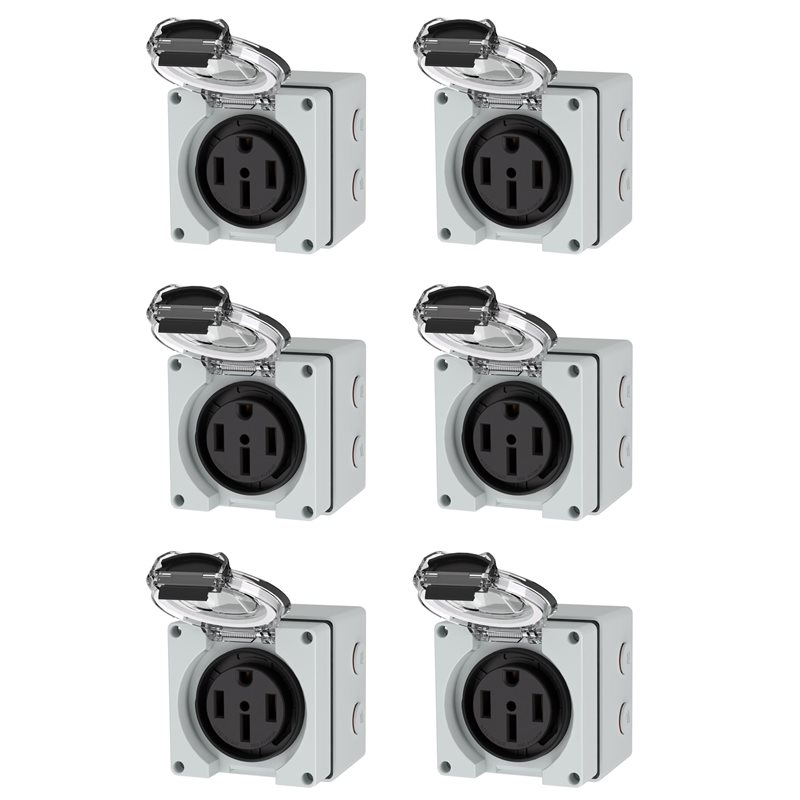 Outdoor Power Receptacle Box - Scatola di derivazione elettrica ABVC 6X