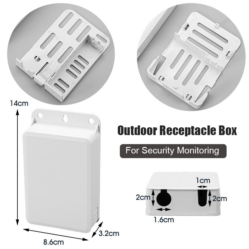 Outdoor Power Receptacle Box - Copertura per Presa Elettrica da Esterno,