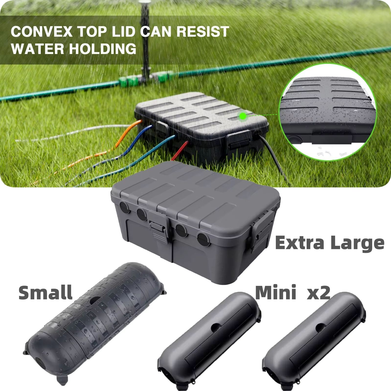 Outdoor Power Strip - Coperture Grandi Impermeabili per Cavi Elettrici