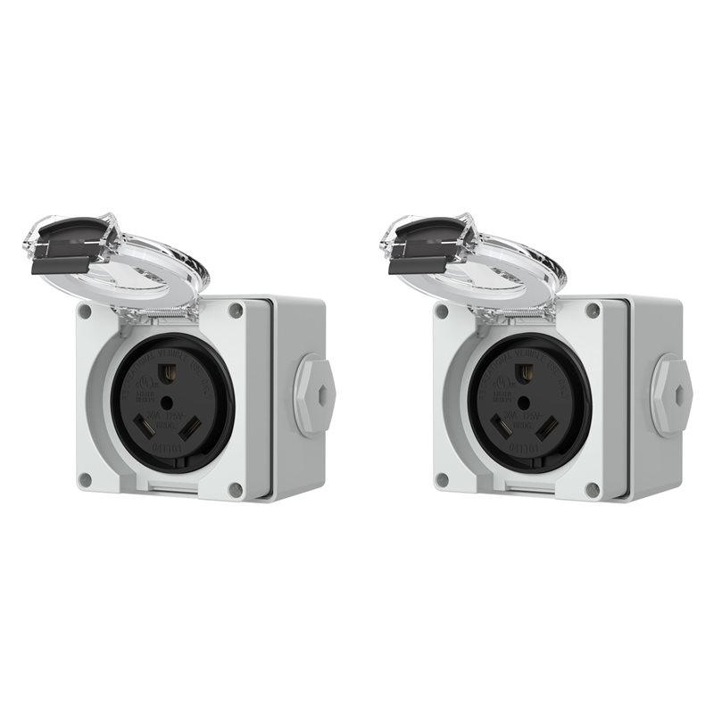 Outdoor Power Receptacle Box - 2 scatole di derivazione da 30