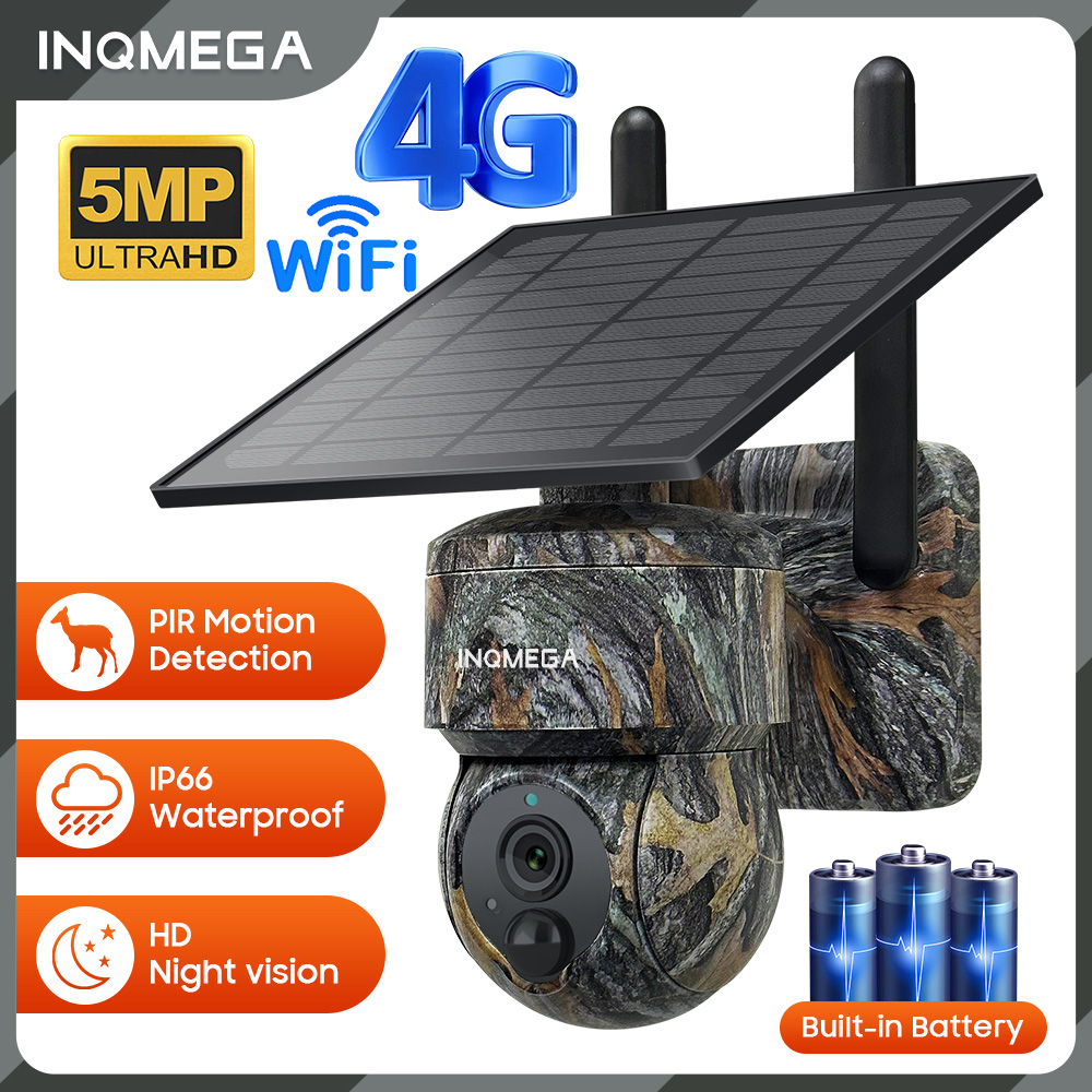 Outdoor Power Monitor - INQMEGA 5MP 4G / WIFI Telecamera