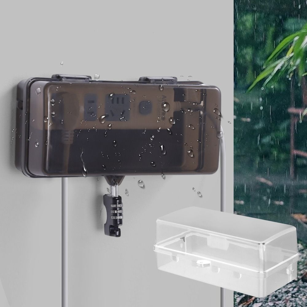 Outdoor Power Strip - Scatola in Plastica Resistente Antifurto e