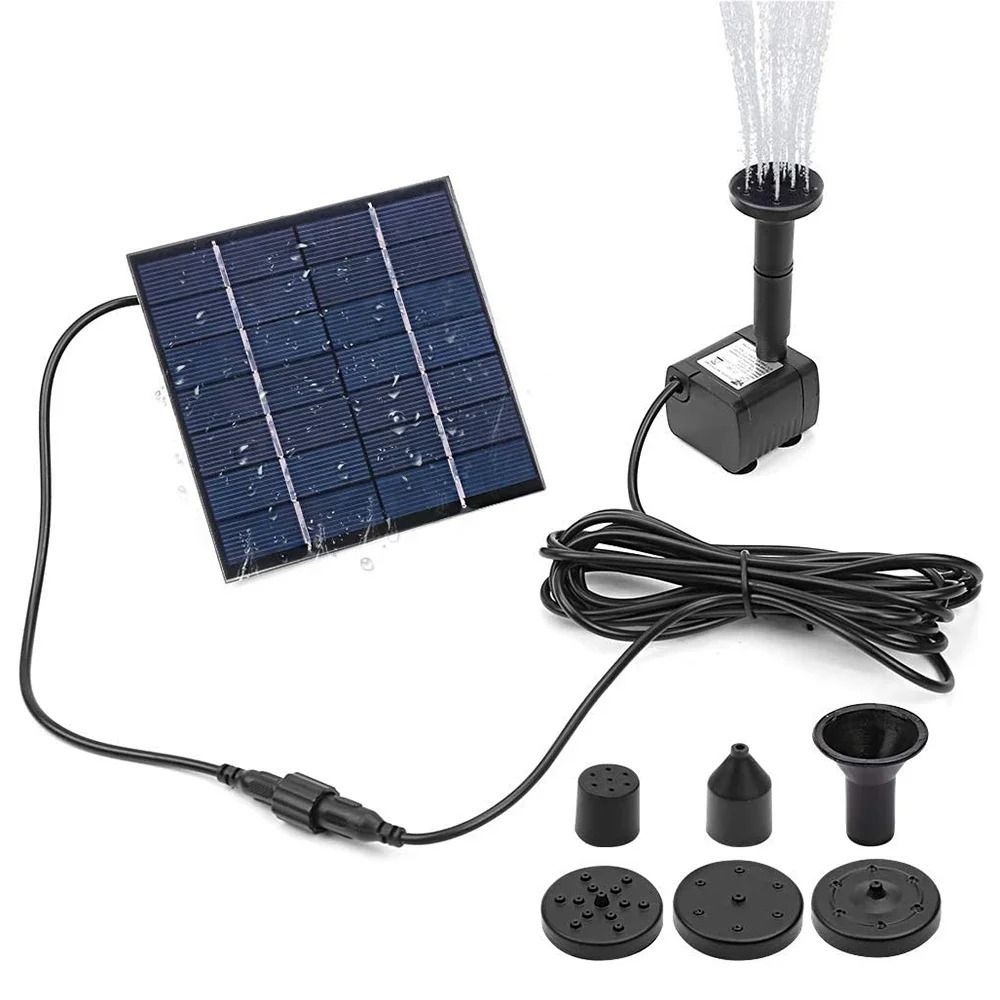 Outdoor Power Distribution Panel - 1.4W Mini Solar Fountain Pump Power