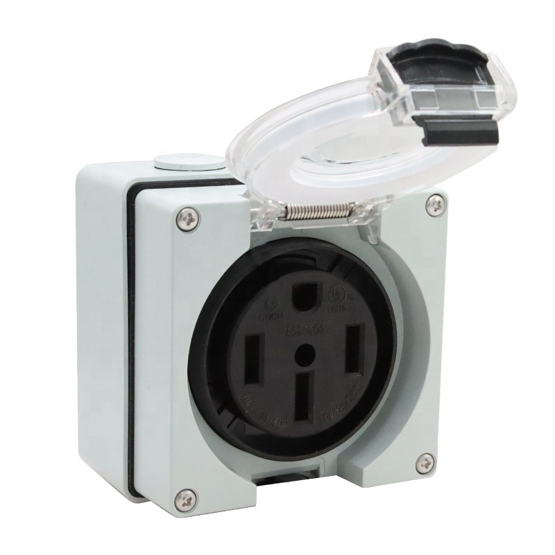 Outdoor Power Receptacle Box - Generatore da 50 Amp Scatola di