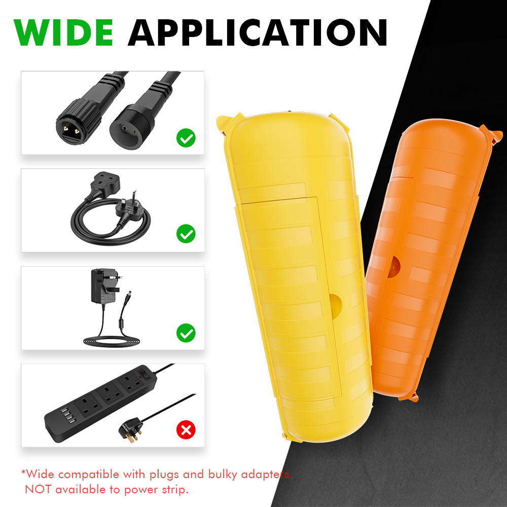 Outdoor Power Adapter Ring - Copertura per prolunga da esterno 29x11x7,5