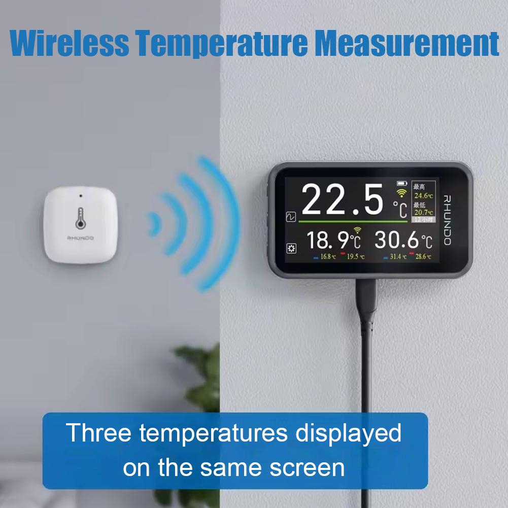 Outdoor Power Monitor - Termometro Digitale LCD per Auto, Monitor
