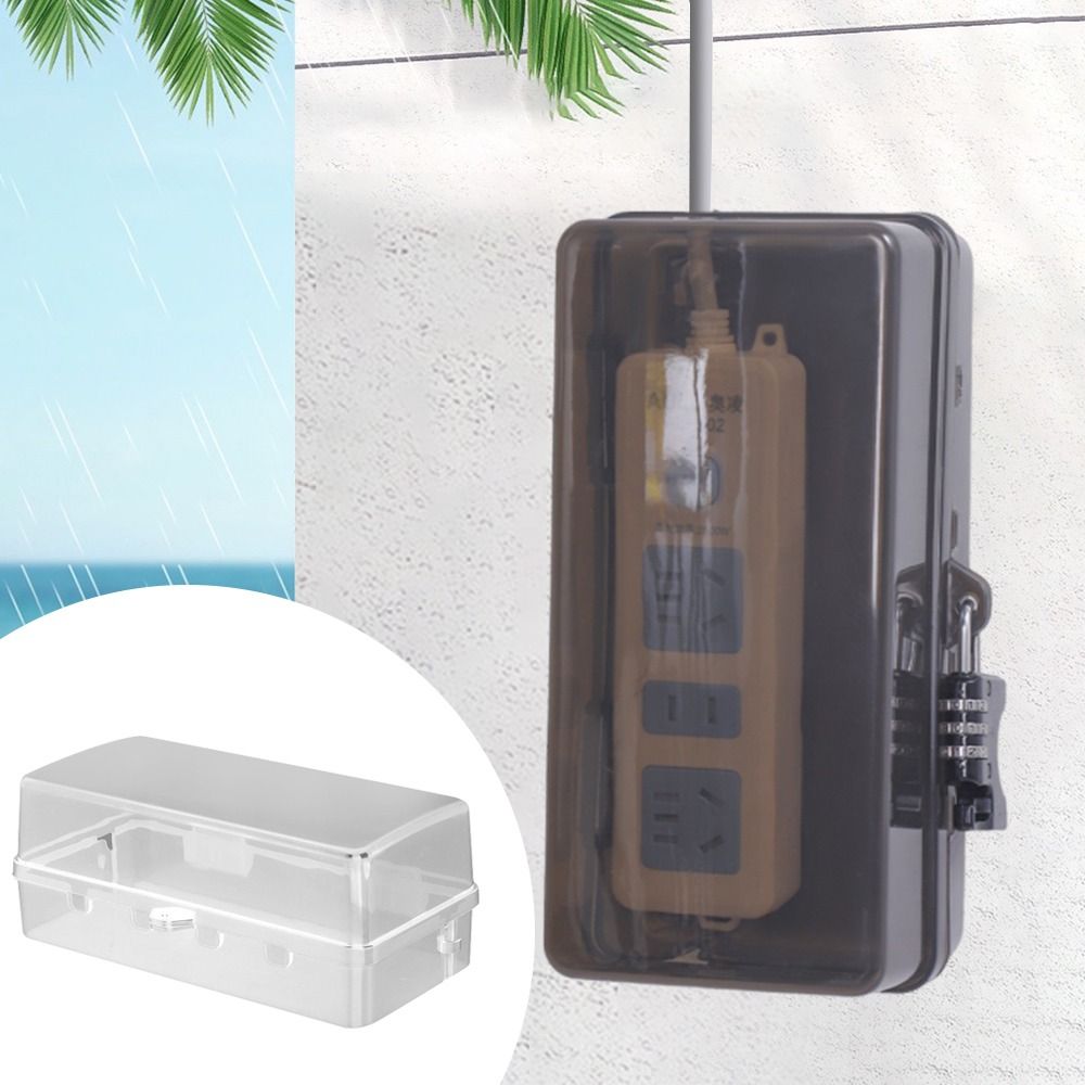 Outdoor Power Strip - Scatola Portatile in Plastica Antifurto e
