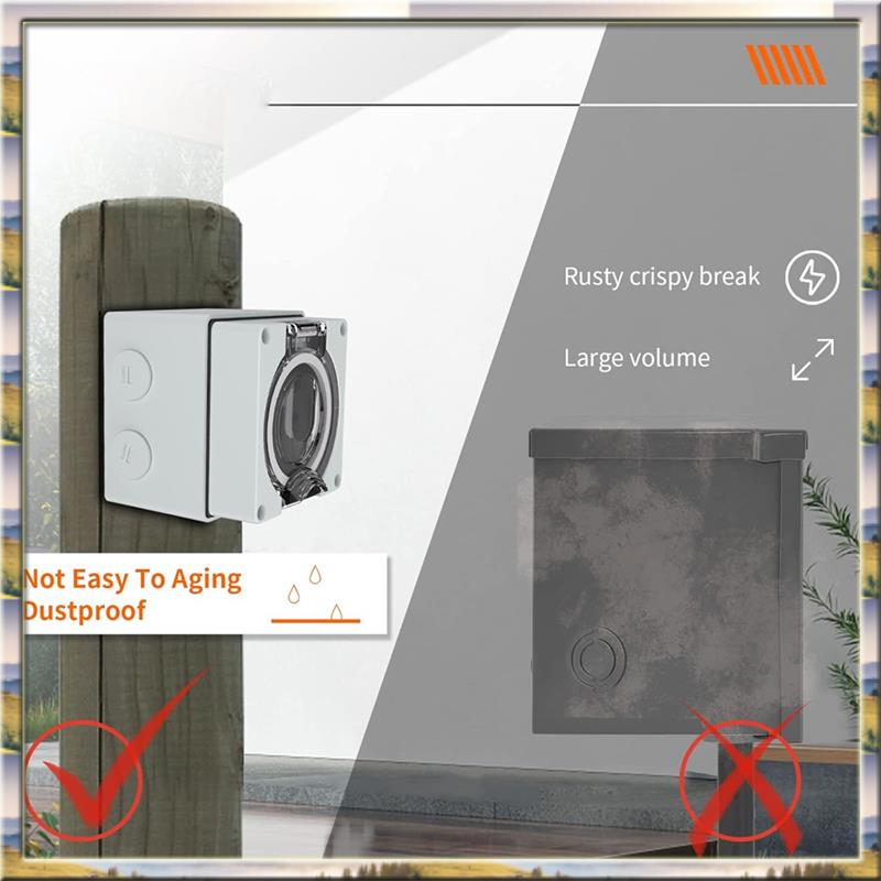 Outdoor Power Receptacle Box - AA46 HOT-50Amp Scatola presa di corrente