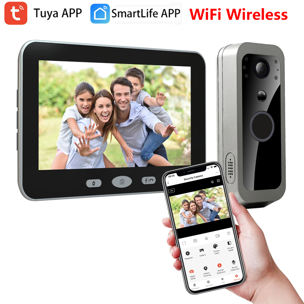 Outdoor Power Monitor - Videocitofono Wireless Tuya Smart Life 3MP