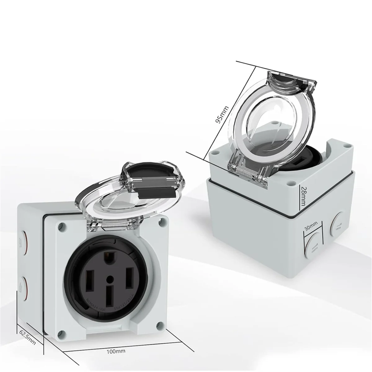 Presa di Corrente AT16 50Amp,  - Outdoor Power Receptacle Box recensione e prezzo