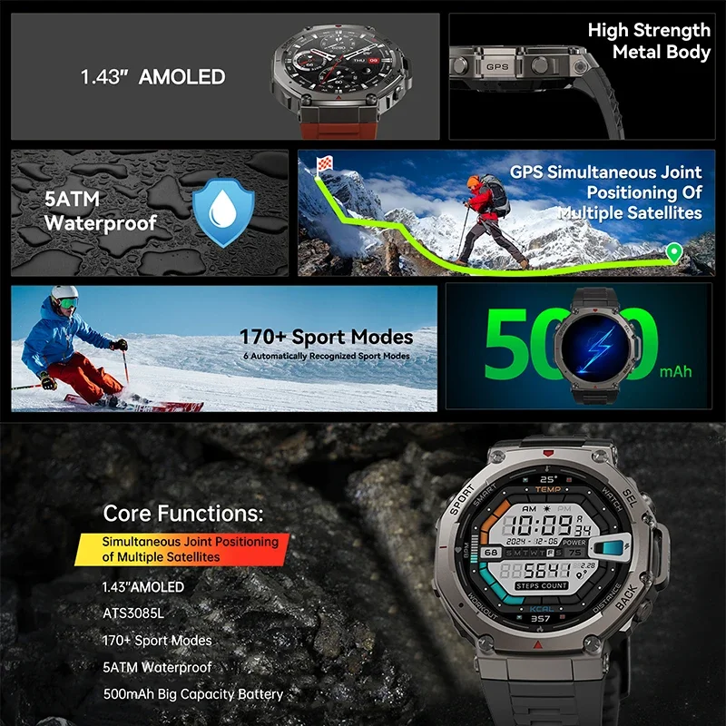 Nuovo Smartwatch Militare DM58 - Outdoor Power Monitor recensione e prezzo
