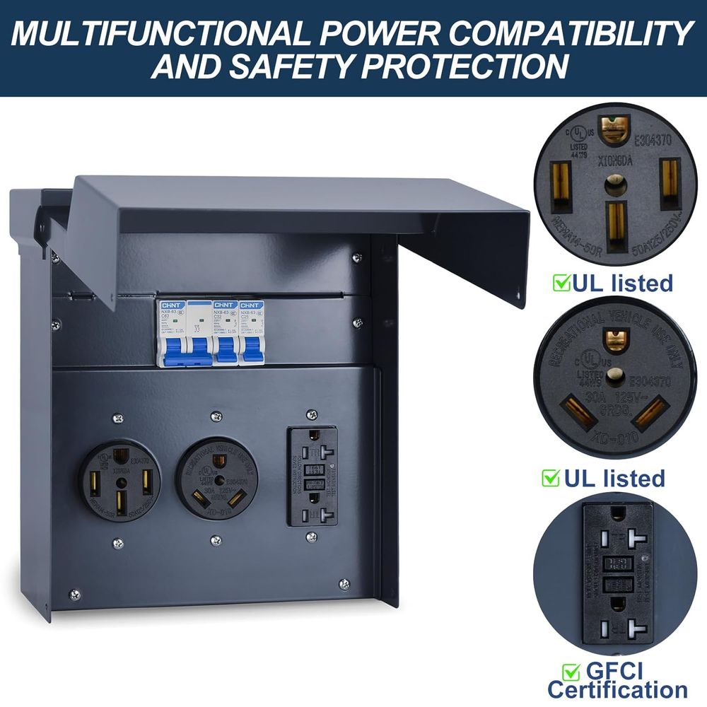 Pannello Elettrico per Camper  - Outdoor Power Receptacle Box recensione e prezzo