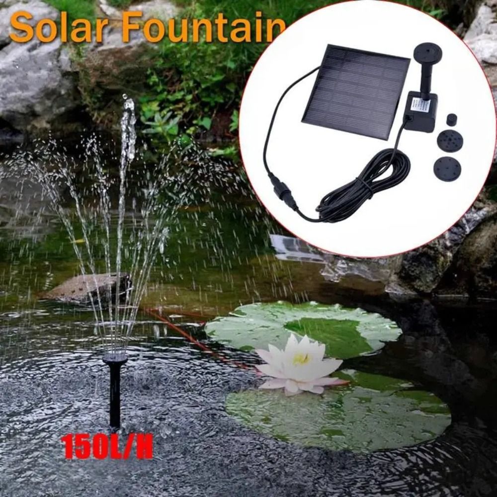 1.4W Mini Solar Fountain Pump  - Outdoor Power Distribution Panel recensione e prezzo