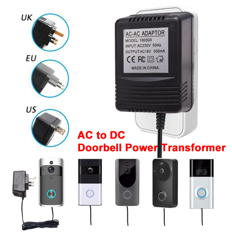 US UK Spina UE 18V AC a DC Tra - Outdoor Power Adapter Ring recensione e prezzo