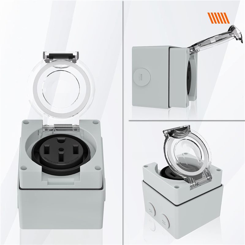 ABZL 6X 50Amp Power Outlet Box - Outdoor Power Receptacle Box recensione e prezzo