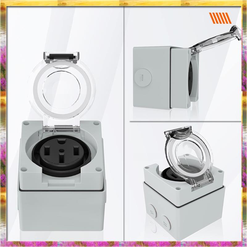 AA46 HOT-50Amp Scatola presa d - Outdoor Power Receptacle Box recensione e prezzo