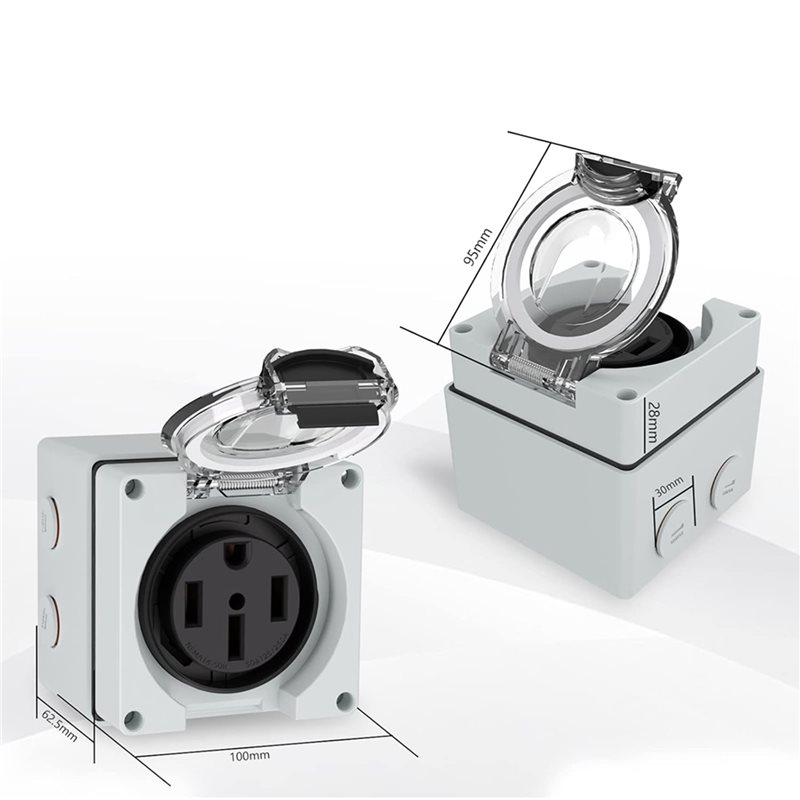 T21C 6X 50Amp Power Outlet Box - Outdoor Power Receptacle Box recensione e prezzo